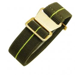 Marine nationale MN strap - yellow gold 
