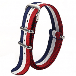 Nato strap - Red, white and navy blue
