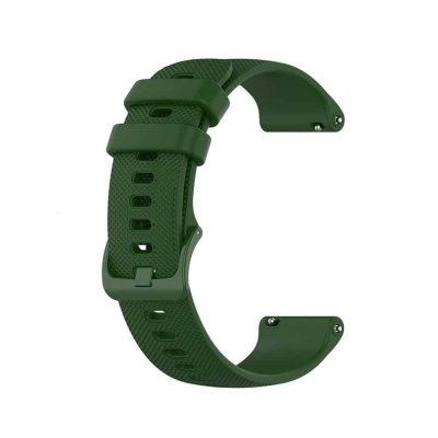 rubber watch strap - green